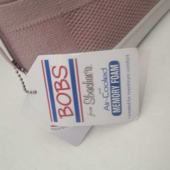 NEW BOBS SKECHERS Plush Arch Fit Slip On Shoes Women's 10 Pink Mauve - Picture 5 of 10